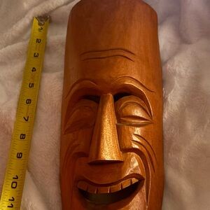 Handcrafted Wooden Mask Wall Art